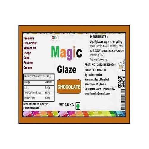Chocolate Glaze 2.5 kg for Cakes Topping Liquid - Image 2