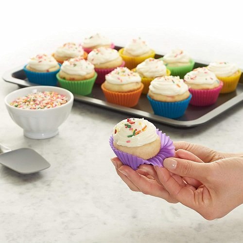 Silicone Cupcake Mould (Pack Of 12) - Image 5