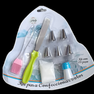 Cake Decoration Tools Set Of 9 Pcs 