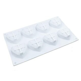 Diamond Heart Shape Chocolate Mould (Pack Of 1)