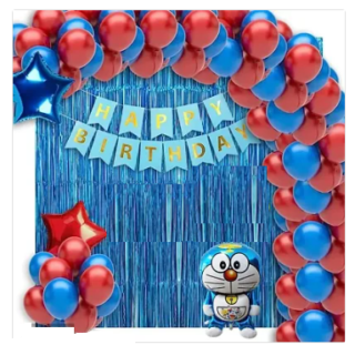 Doremon theme decoration (combo  of 36)  for boys and girls theme birthday party