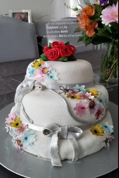 Edible Flowers Wafer Paper Cake Cupcake Topper Pack of 25 - Image 5