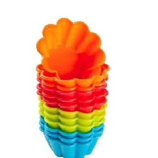 Silicone Flower Cupcake Mould (Pack Of 12)