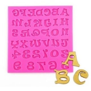 ABCD Letters Fondant Mould (Pack Of 1)