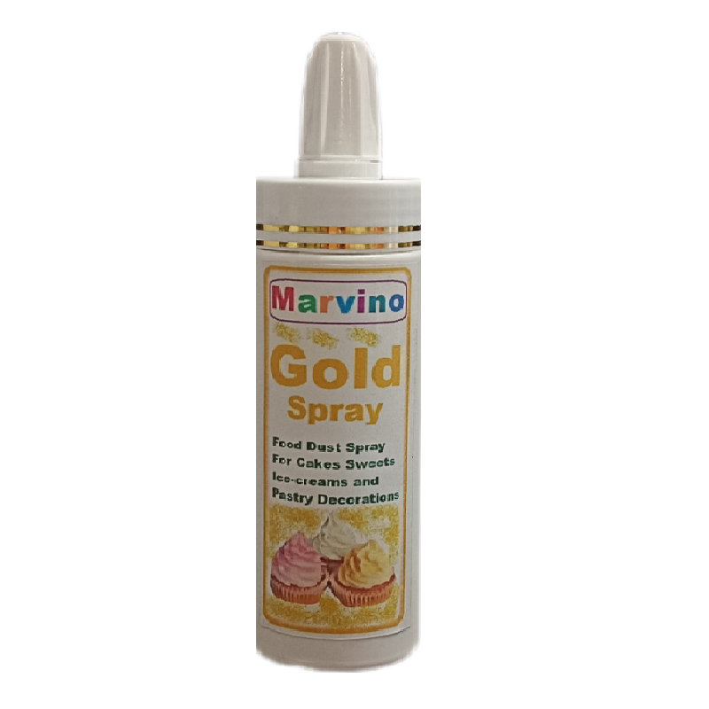 Marvino Food Dust Powder Color Spray (Gold)
