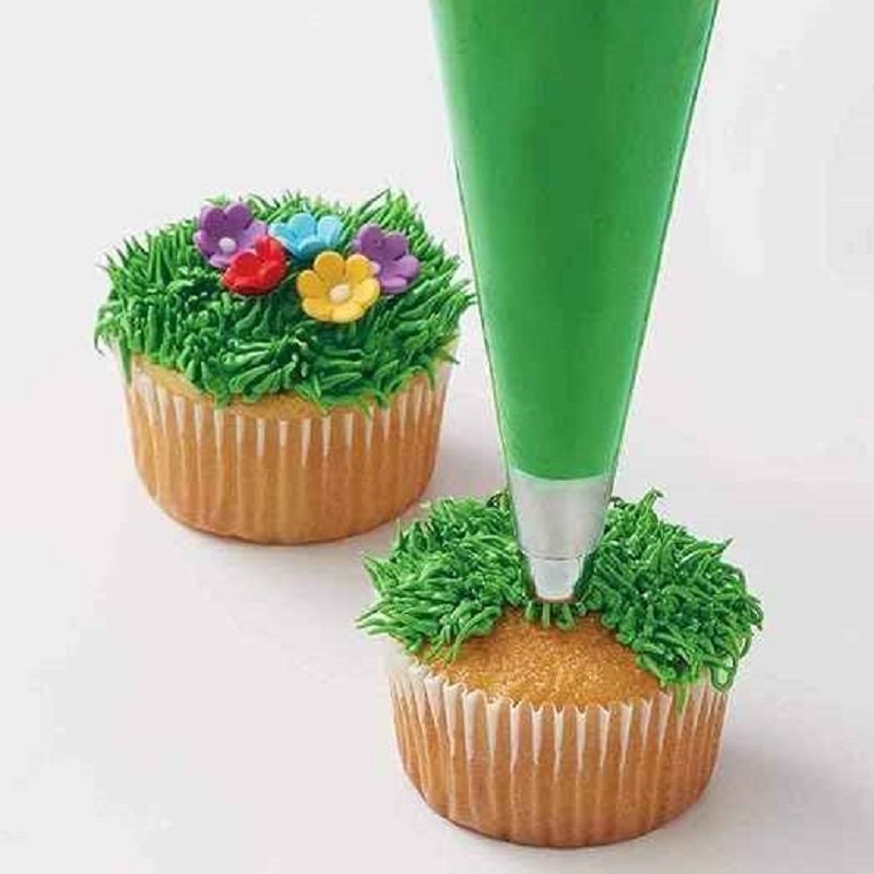 Grass Nozzle Icing Nozzle Leaf Piping Nozzle Icing Tip Pastry Tips Cup Cake Decorating Baking Tools Bakeware Create Leaves - - (Grass Nozzle) - Image 3