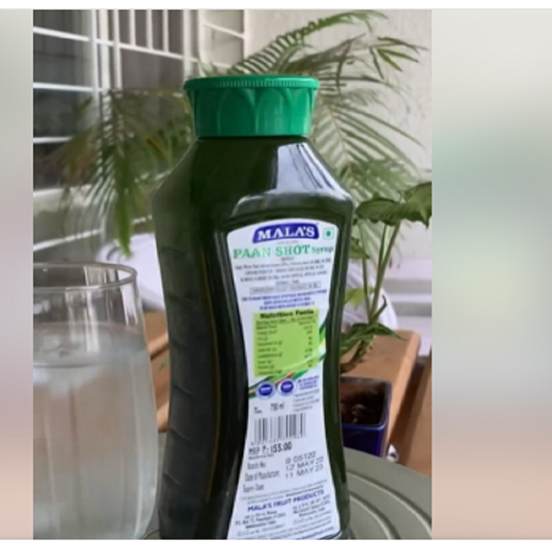 Mala's paan shot crush 750ml - Image 3