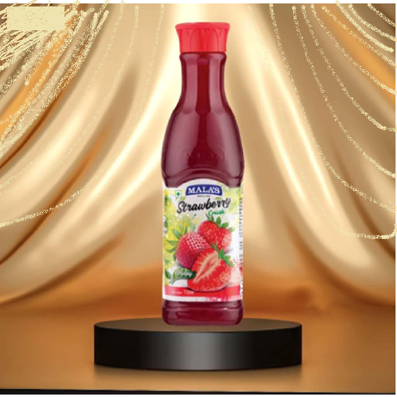 Mala's strawberry crush 1 litter Bottle - Image 2