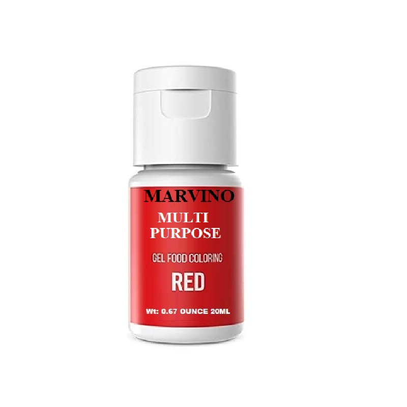 Marvino Multipurpose Gel Food Colour (Red)