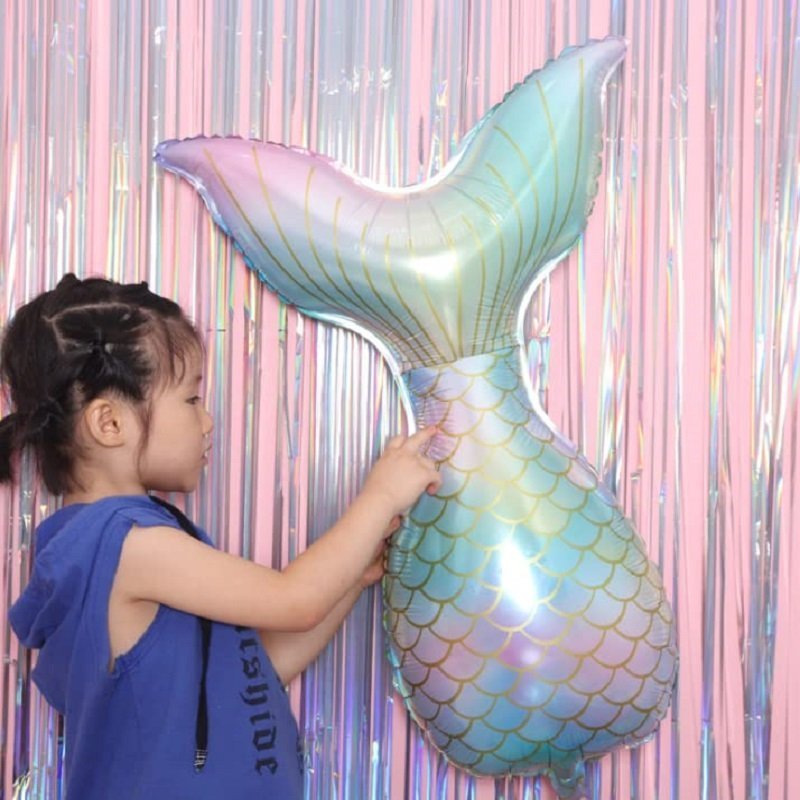 Mermaid Tail Foil Balloon Pack Of 1 - Image 2
