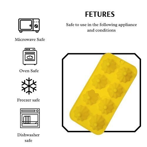 Silicone Modak Shape Chocolate Mould (Pack 1) - Image 3