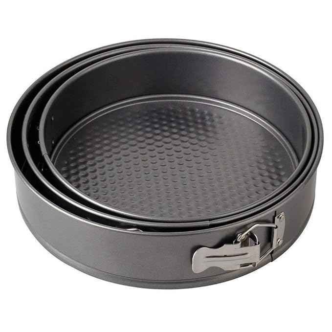 Round Non-Stick Cake Pan Mould Set of 3 - Image 4