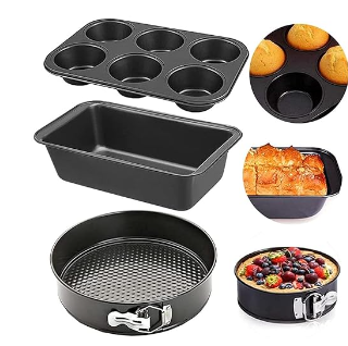 Cake Making Set - Combo Carbon Steel Cake Baking (Pack of 3 )