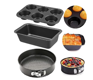 Cake Making Set - Combo Carbon Steel Cake Baking (Pack of 3 )