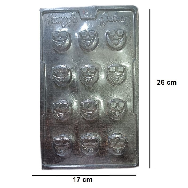 PVC Smile Chashma Chocolate Mould (pack of 1) - Image 3