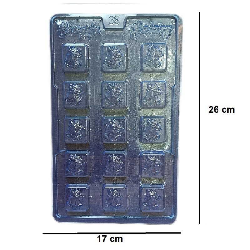 PVC Chcolate Bell Mould (Pack Of 1) - Image 3