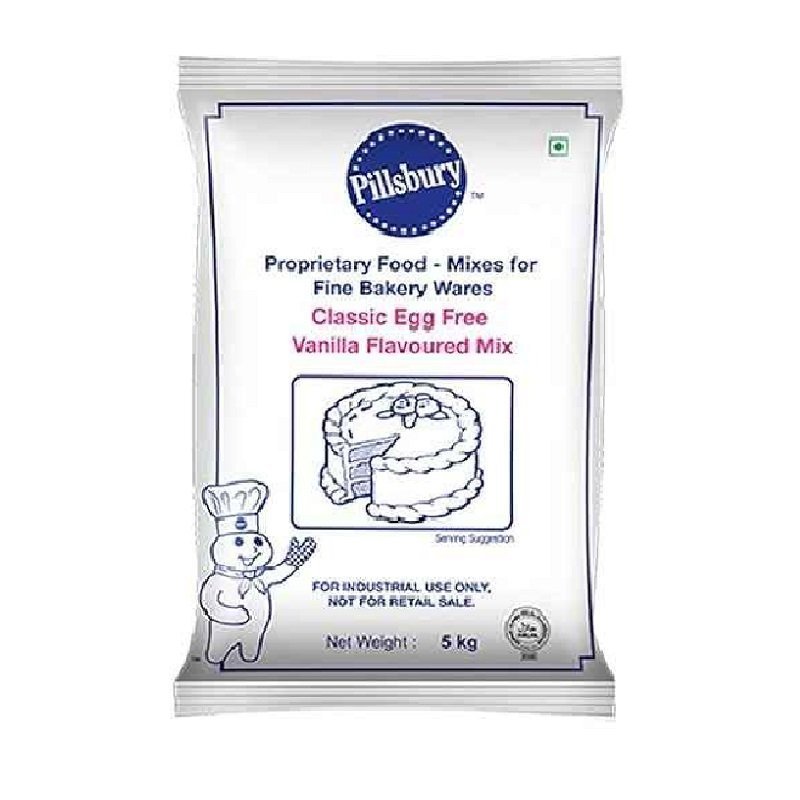 Pillusbury Classic Egg Free 5 Kg Vanila Flavoured Cake Mix