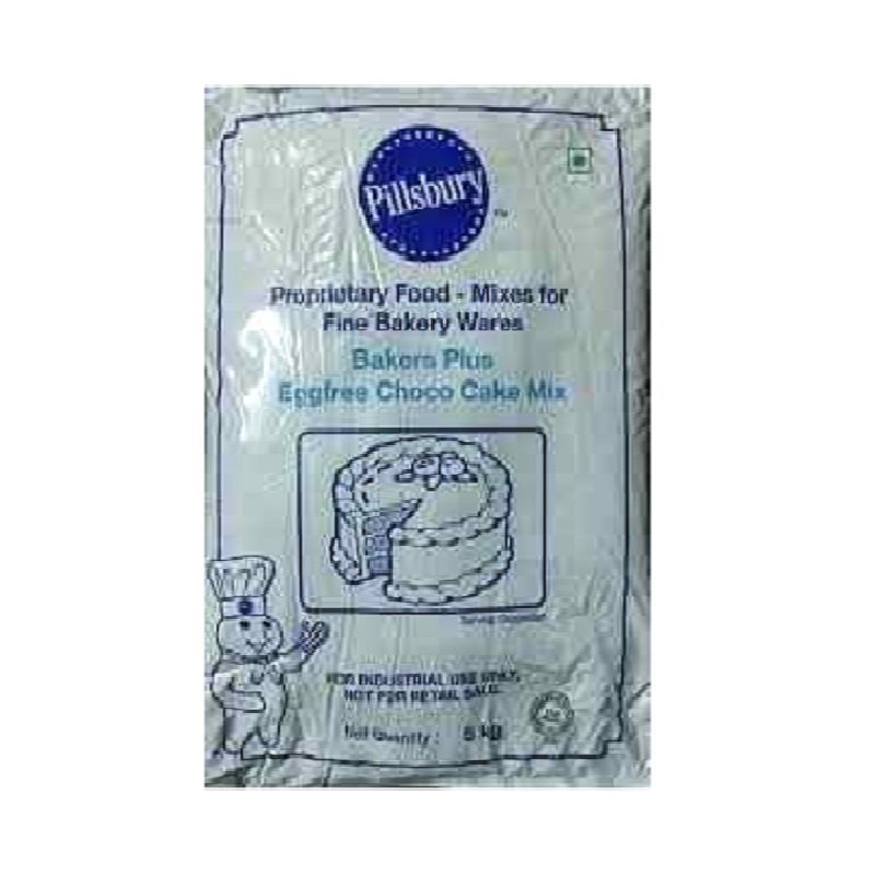 Pillusbury Bakers Plus Egg Free 5 Kg Chocolate Flavoured Cake Mix