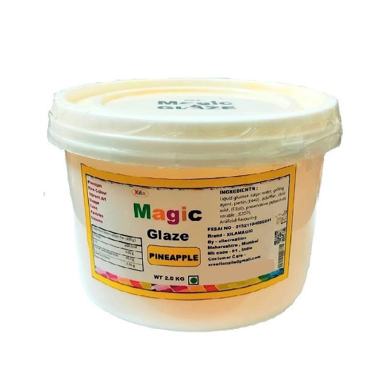 Pineapple Glaze 2.5 kg For Cake Decorating.