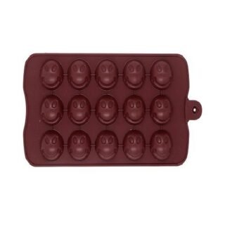 Silicone Smile Face Shape Chocolate Mould (Pack Of 1)
