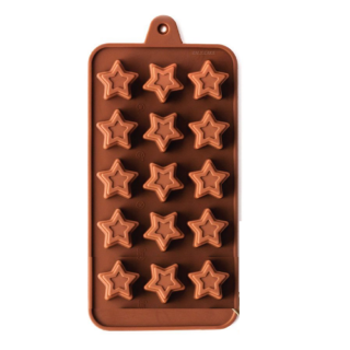 Silicone Star Shape Chocolate Mould (Pack Of 1)