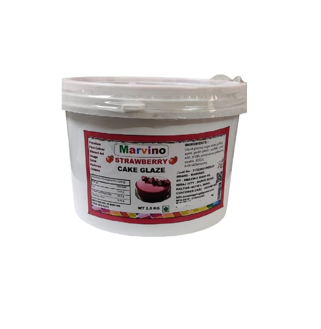 Strawberry Glaze 2.5 KG for cake