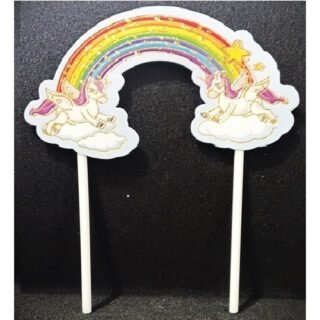 Rainbow Cake Topper For Cake Decoraation