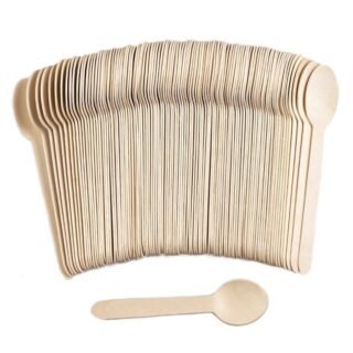 Wooden Spoons (Pack of 100 Pieces)