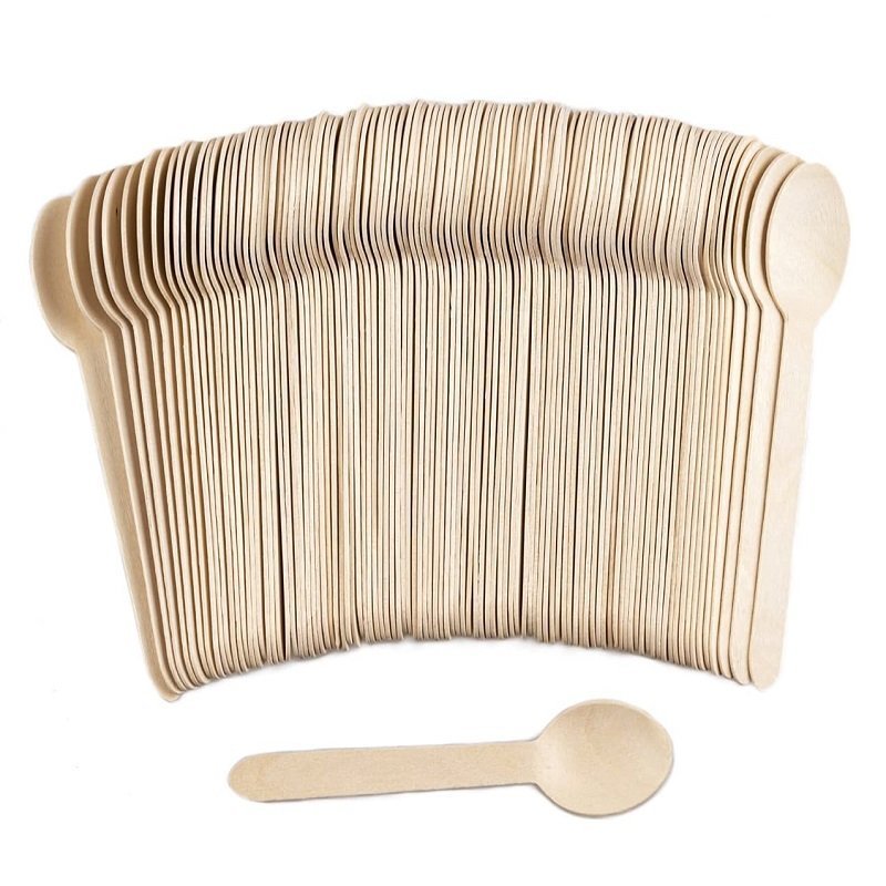 Wooden Spoons (Pack of 100 Pieces)