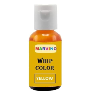 Marvino Whip Colors edible Food Colours (Yellow Colour)